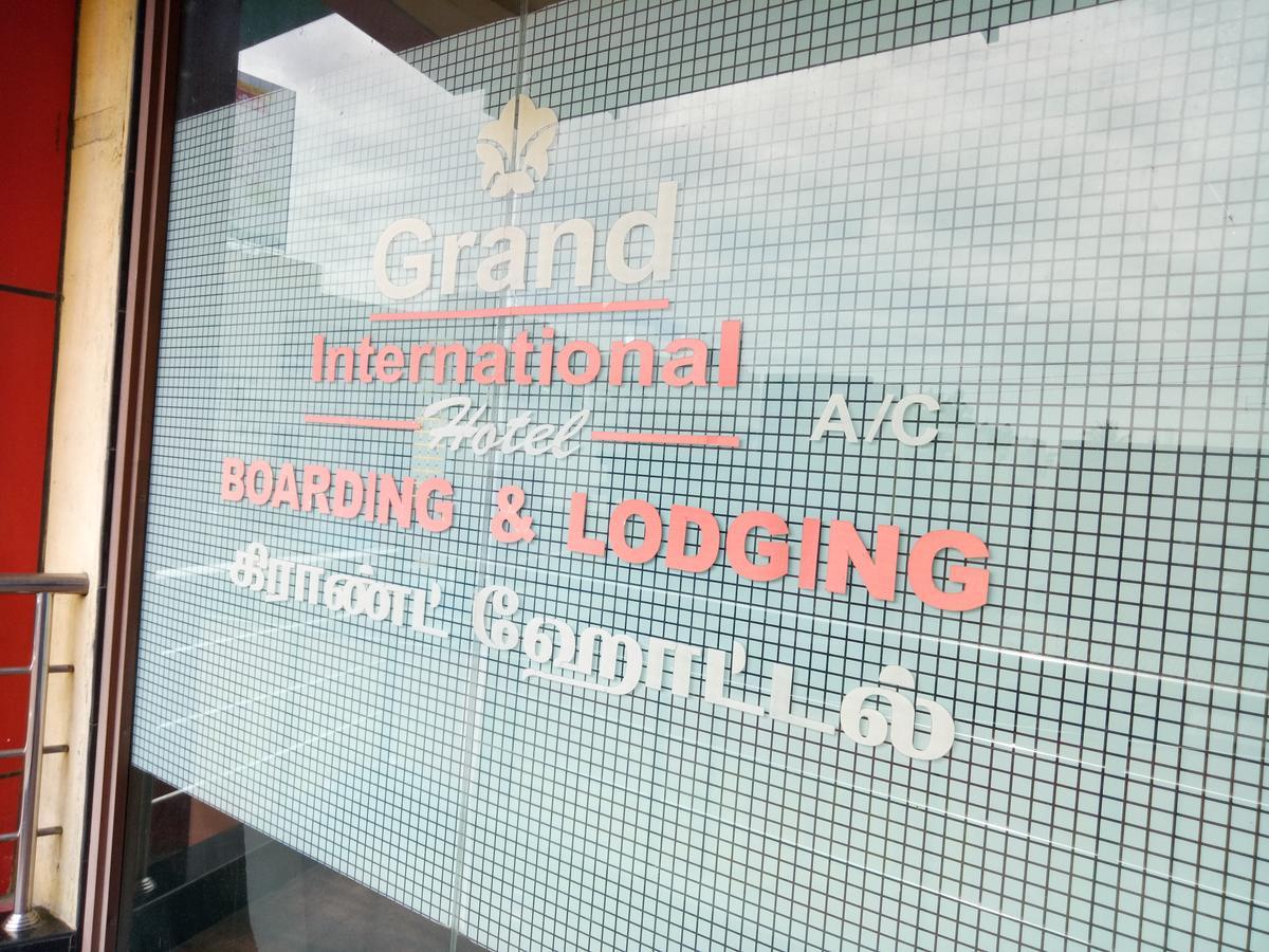 Grand International Hotel Erode Exterior foto